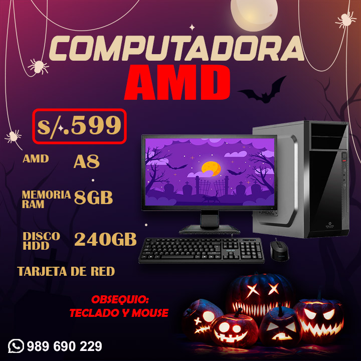 OFERTA ESPECIAL COMPUTADORA AMD 